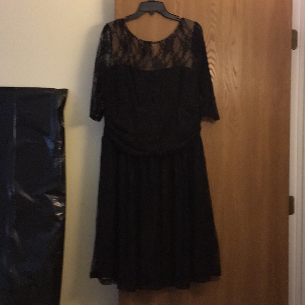 Black lace dress